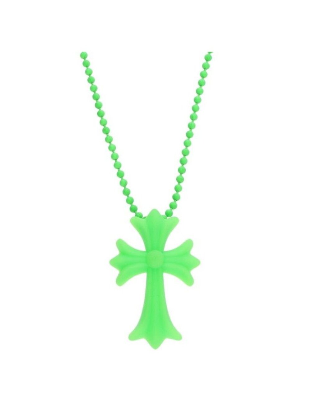 Chrome Hearts Fno Rubber CH Small CH Cross Fno Limited Silicone Necklace